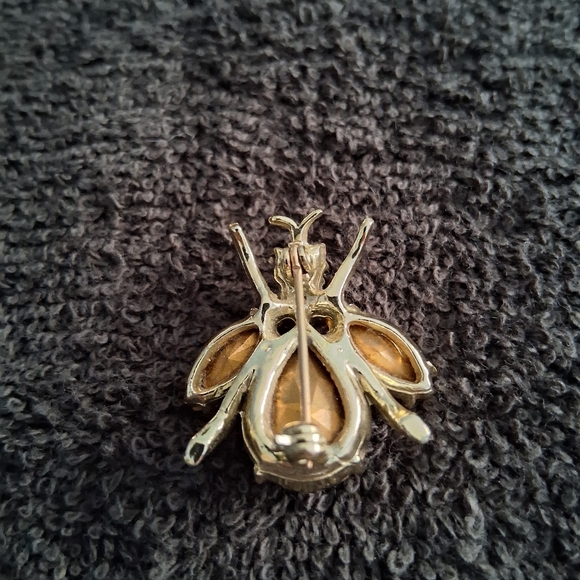 Brooch Rhinestone Fly - Picture 2 of 4